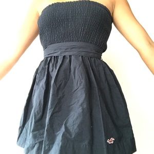 Navy Babydoll Dress